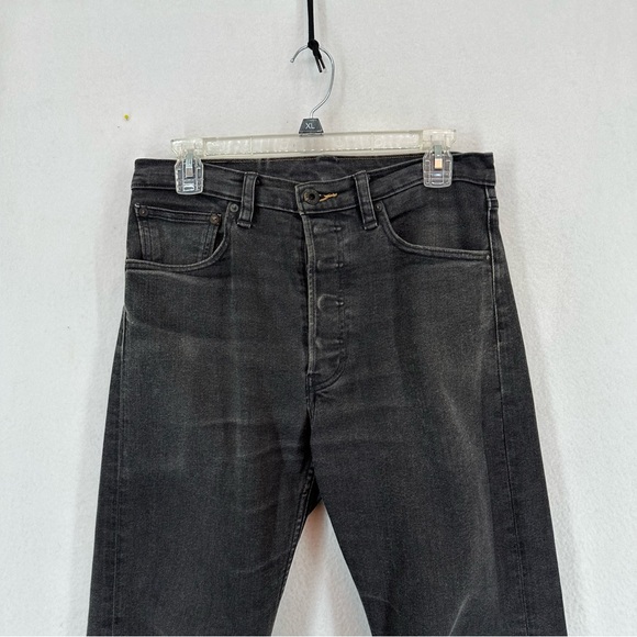 Levi’s Straight Fit Jeans High Waisted Womens 30 Black - Picture 2 of 10